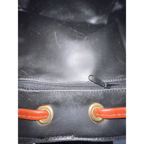 Authentic Marco Avane’ Rug Bag – Handcrafted Dhurrie Backpack with Leather Trim - Picture 12 of 12